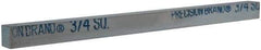 Made in USA - 12" Long x 3/4" High x 3/4" Wide, Zinc-Plated Key Stock - Low Carbon Steel - Americas Industrial Supply