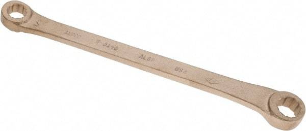 Ampco - 1/2" x 19/32" 12 Point Offset Box Wrench - Double End, 9-1/2" OAL, Aluminum Bronze - Americas Industrial Supply