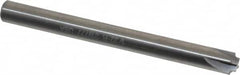 Hertel - 1/32" Radius, 3/16" Mill Diam, 4 Flute Solid Carbide Corner Rounding End Mill - Single End, Uncoated, 1/8" Tip Diam, 2" OAL, 3/16" Shank Diam - Americas Industrial Supply