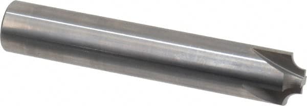 Hertel - 5/32" Radius, 5/8" Mill Diam, 4 Flute Solid Carbide Corner Rounding End Mill - Single End, Uncoated, 3-1/2" OAL, 5/8" Shank Diam - Americas Industrial Supply