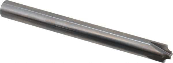 Hertel - 1/16" Radius, 1/4" Mill Diam, 4 Flute Solid Carbide Corner Rounding End Mill - Single End, Uncoated, 1/8" Tip Diam, 2-1/2" OAL, 1/4" Shank Diam - Americas Industrial Supply