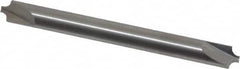 Hertel - 0.062" Radius, 3/16" Mill Diam, 2 Flute Solid Carbide Corner Rounding End Mill - Double End, Uncoated, 2" OAL, 3/16" Shank Diam - Americas Industrial Supply