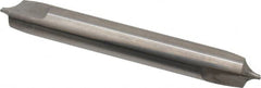 Hertel - 1/8" Radius, 5/16" Mill Diam, 2 Flute Solid Carbide Corner Rounding End Mill - Double End, Uncoated, 2-1/2" OAL, 5/16" Shank Diam - Americas Industrial Supply