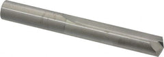 Hertel - 3/8", 140° Point, Solid Carbide Straight Flute Drill Bit - Americas Industrial Supply