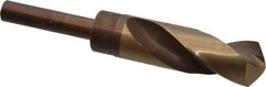 Hertel - 1" Drill, 118° Point, Cobalt Silver Deming & Reduced Shank Drill Bit - Americas Industrial Supply