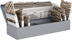 Hertel - 1/16 to 1/2", 135° Point, Bright Finish, Cobalt Jobber Length Drill Bit Set - Americas Industrial Supply