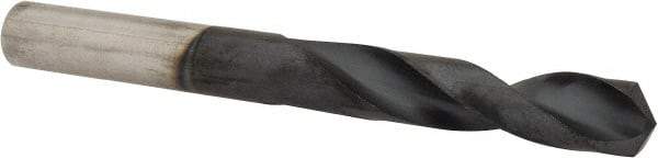 Hertel - 0.277" 135° Spiral Flute Cobalt Screw Machine Drill Bit - TiAlN Finish, Right Hand Cut, 1-1/2" Flute Length, 2-11/16" OAL, Split Point, Straight Shank - Americas Industrial Supply