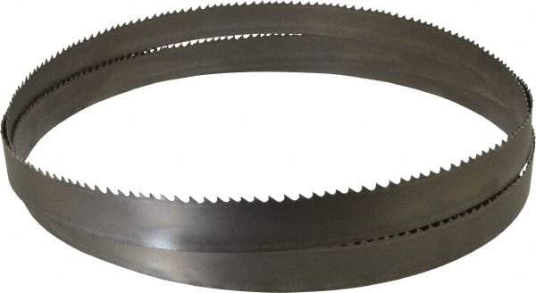 Starrett - 3 to 4 TPI, 12' Long x 1-1/4" Wide x 0.042" Thick, Welded Band Saw Blade - Bi-Metal, Toothed Edge, Modified Tooth Set, Contour Cutting - Americas Industrial Supply