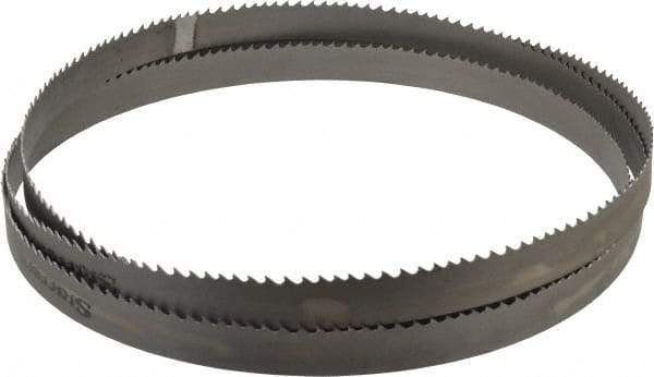 Starrett - 3 to 4 TPI, 10' 6" Long x 1" Wide x 0.035" Thick, Welded Band Saw Blade - Bi-Metal, Toothed Edge, Modified Tooth Set, Contour Cutting - Americas Industrial Supply