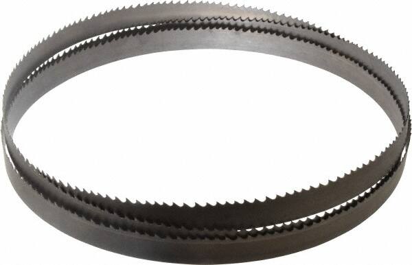 Starrett - 3 to 4 TPI, 11' Long x 1" Wide x 0.035" Thick, Welded Band Saw Blade - Bi-Metal, Toothed Edge, Modified Tooth Set, Contour Cutting - Americas Industrial Supply