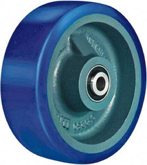 Hamilton - 6 Inch Diameter x 2 Inch Wide, Polyurethane Mold on to Cast Iron Center Caster Wheel - 960 Lb. Capacity, 2-1/4 Inch Hub Length, 1/2 Inch Axle Diameter, Sealed Precision Ball Bearing - Americas Industrial Supply