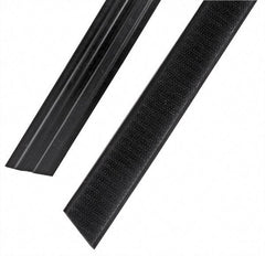 Rubbermaid - 35" Long x 1.1" Wide Microfiber Hook & Loop Replacement Set - Black, Hook & Loop - Americas Industrial Supply