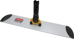 Rubbermaid - 18.1" Long x 3-1/2" Wide Aluminum Dust Mop Frame - Yellow, Quick Connect - Americas Industrial Supply