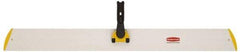 Rubbermaid - 36.1" Long x 3-1/2" Wide Aluminum Dust Mop Frame - Yellow, Quick Connect - Americas Industrial Supply