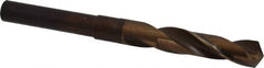 Hertel - 37/64" Drill, 118° Point, Cobalt Silver Deming & Reduced Shank Drill Bit - Americas Industrial Supply
