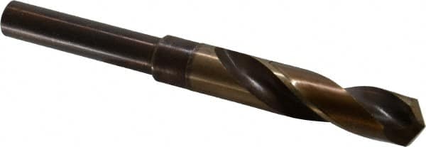 Hertel - 41/64" Drill, 118° Point, Cobalt Silver Deming & Reduced Shank Drill Bit - Americas Industrial Supply