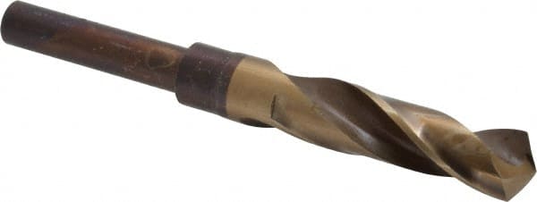 Hertel - 23/32" Drill, 118° Point, Cobalt Silver Deming & Reduced Shank Drill Bit - Americas Industrial Supply