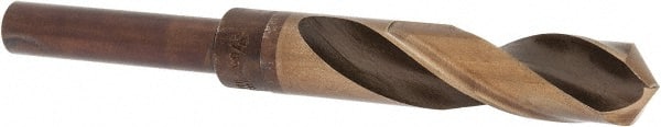 Hertel - 47/64" Drill, 118° Point, Cobalt Silver Deming & Reduced Shank Drill Bit - Americas Industrial Supply