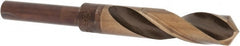 Hertel - 47/64" Drill, 118° Point, Cobalt Silver Deming & Reduced Shank Drill Bit - Americas Industrial Supply