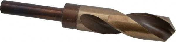 Hertel - 15/16" Drill, 118° Point, Cobalt Silver Deming & Reduced Shank Drill Bit - Americas Industrial Supply