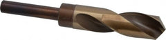 Hertel - 15/16" Drill, 118° Point, Cobalt Silver Deming & Reduced Shank Drill Bit - Americas Industrial Supply