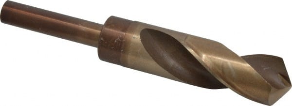 Hertel - 63/64" Drill, 118° Point, Cobalt Silver Deming & Reduced Shank Drill Bit - Americas Industrial Supply