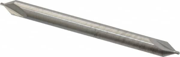 Hertel - #00 Plain Cut 60° Incl Angle Solid Carbide Combo Drill & Countersink - Americas Industrial Supply