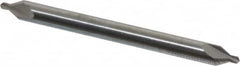 Hertel - #1 Plain Cut 60° Incl Angle Solid Carbide Combo Drill & Countersink - Americas Industrial Supply