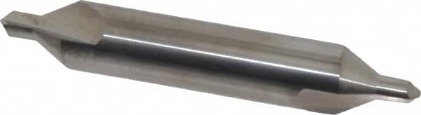 Hertel - #6 Plain Cut 60° Incl Angle Solid Carbide Combo Drill & Countersink - Americas Industrial Supply