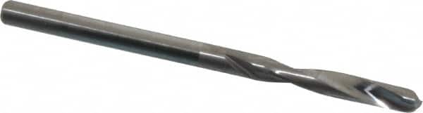 Hertel - 7/64" 135° Spiral Flute Solid Carbide Screw Machine Drill Bit - Americas Industrial Supply