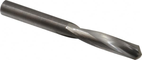 Hertel - 7mm 135° Spiral Flute Solid Carbide Screw Machine Drill Bit - Americas Industrial Supply