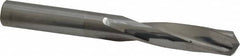 Hertel - 5/16" 135° Spiral Flute Solid Carbide Screw Machine Drill Bit - Bright Finish, Right Hand Cut, 1-5/8" Flute Length, 2-13/16" OAL, Split Point, Straight Shank - Americas Industrial Supply