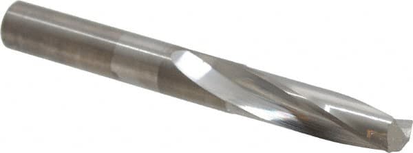 Hertel - 25/64" 135° Spiral Flute Solid Carbide Screw Machine Drill Bit - Americas Industrial Supply