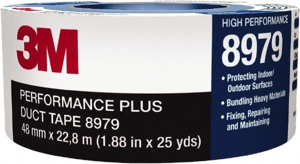 3M - 60 Yd x 24mm x 12.1 mil Blue Duct Tape - Americas Industrial Supply