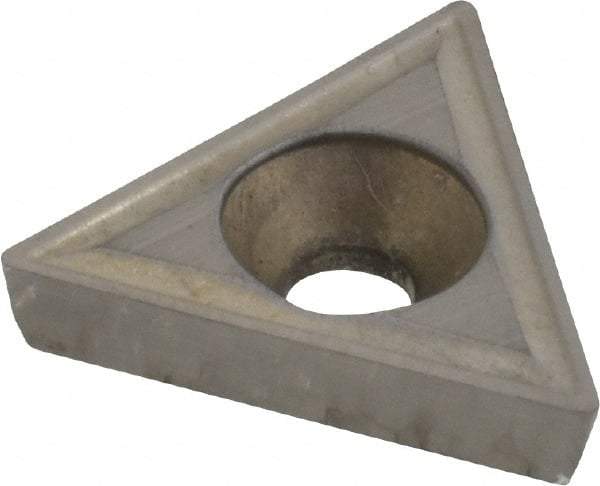 Hertel - TPGH321 Grade HT630B Cermet Boring Insert - Uncoated, 60° Triangle, 11° Relief Angle, 3/8" Inscr Circle, 1/8" Thick, 1/64" Corner Radius - Americas Industrial Supply