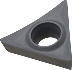 Hertel - TPGT32.51 HF2 Grade HT540B Carbide Boring Insert - Uncoated, 60° Triangle, 11° Relief Angle, 3/8" Inscr Circle, 1/8" Thick, 1/64" Corner Radius - Americas Industrial Supply