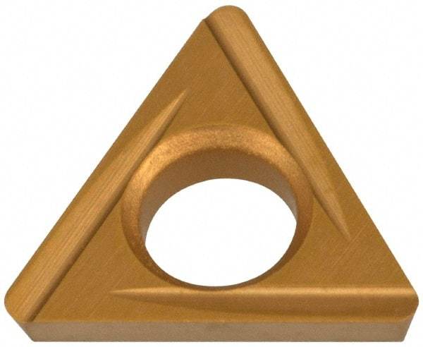 Hertel - TDHH1.280.751 Grade HC620B Carbide Boring Insert - TIN/TIC/TICN/TIN Finish, 60° Triangle, 15° Relief Angle, 5/32" Inscr Circle, 3/64" Thick, 1/64" Corner Radius - Americas Industrial Supply