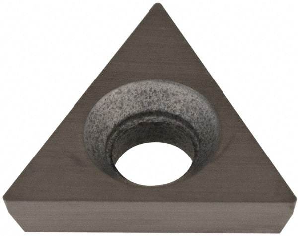 Hertel - TPCB220.5 Grade HT540B Carbide Boring Insert - Uncoated, 60° Triangle, 11° Relief Angle, 1/4" Inscr Circle, 3/32" Thick, 0.007" Corner Radius - Americas Industrial Supply