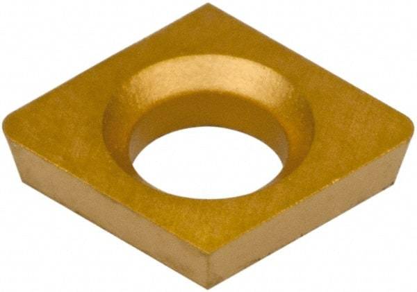 Hertel - CDHH 12061 HC620B Grade Carbide Boring Insert - Diamond, 80° Incl Angle, 5/32" Inscr Circle, .04" Thick, 1/64" Cnr Rad - Americas Industrial Supply