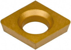 Hertel - CDHH 12061 HC620B Grade Carbide Boring Insert - Diamond, 80° Incl Angle, 5/32" Inscr Circle, .04" Thick, 1/64" Cnr Rad - Americas Industrial Supply