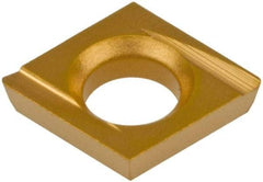 Hertel - CDHH 120605 HC620B Grade Carbide Boring Insert - Diamond, 80° Incl Angle, 5/32" Inscr Circle, .04" Thick, 0.007" Cnr Rad - Americas Industrial Supply