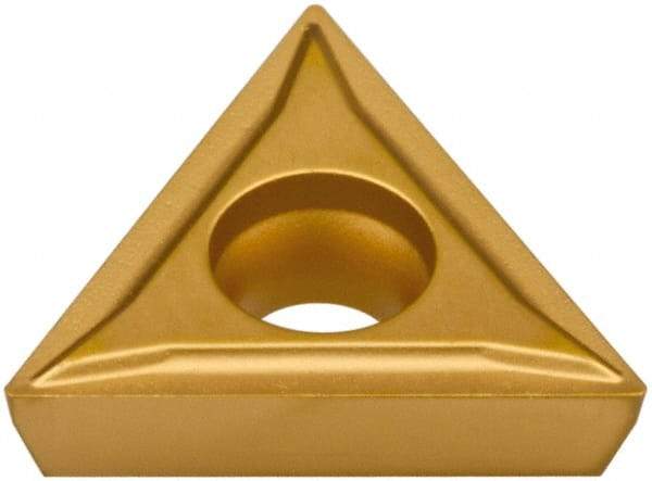 Hertel - TPMT21.50.5 GP Grade HC620B Carbide Boring Insert - TIN/TIC/TICN/TIN Finish, 60° Triangle, 11° Relief Angle, 1/4" Inscr Circle, 3/32" Thick, 0.007" Corner Radius - Americas Industrial Supply