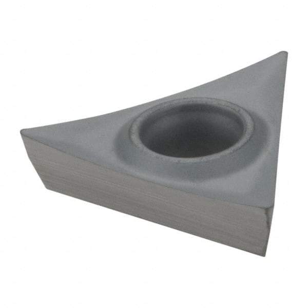 Hertel - TPGT21.50.5 HF2 Grade HT540B Carbide Boring Insert - Uncoated, 60° Triangle, 11° Relief Angle, 1/4" Inscr Circle, 3/32" Thick, 0.007" Corner Radius - Americas Industrial Supply