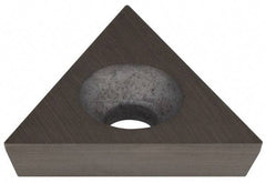 Hertel - TD6P05 Grade HT410B Carbide Boring Insert - Uncoated, 60° Triangle, 11° Relief Angle, 3/8" Inscr Circle, 1/8" Thick, 0.007" Corner Radius - Americas Industrial Supply