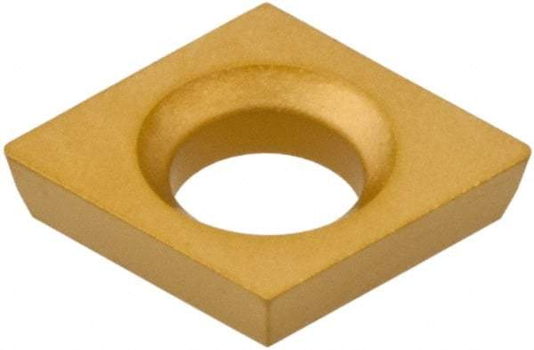 Hertel - CDHB 12061 HP520B Grade Carbide Boring Insert - Diamond, 80° Incl Angle, 5/32" Inscr Circle, .04" Thick, 1/64" Cnr Rad - Americas Industrial Supply
