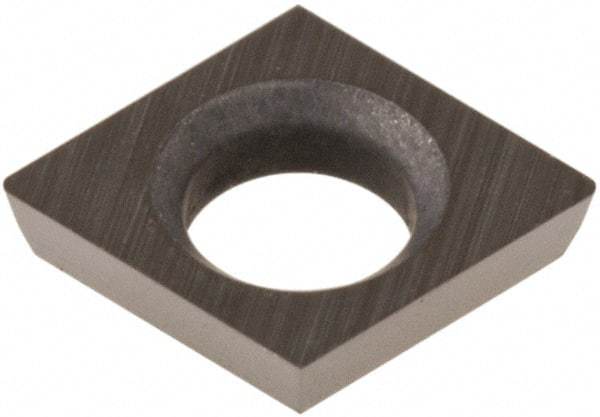 Hertel - CDHB 120605 HT630B Grade Carbide Boring Insert - Uncoated, Diamond, 80° Incl Angle, 5/32" Inscr Circle, .04" Thick, 0.007" Cnr Rad - Americas Industrial Supply