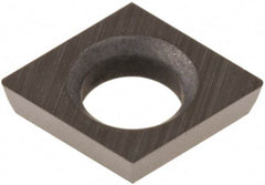 Hertel - CDHB 120605 HT630B Grade Carbide Boring Insert - Uncoated, Diamond, 80° Incl Angle, 5/32" Inscr Circle, .04" Thick, 0.007" Cnr Rad - Americas Industrial Supply