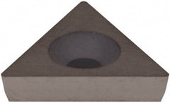 Hertel - TD6P1 Grade HT630B Cermet Boring Insert - Uncoated, 60° Triangle, 11° Relief Angle, 3/8" Inscr Circle, 1/8" Thick, 1/64" Corner Radius - Americas Industrial Supply