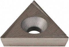 Hertel - TPCG320.5 Grade HT540B Carbide Boring Insert - Uncoated, 60° Triangle, 11° Relief Angle, 3/8" Inscr Circle, 1/8" Thick, 0.007" Corner Radius - Americas Industrial Supply