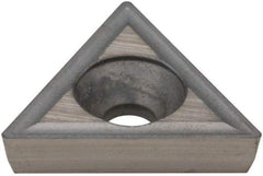 Hertel - TPGH321 Grade HT540B Carbide Boring Insert - Uncoated, 60° Triangle, 11° Relief Angle, 3/8" Inscr Circle, 1/8" Thick, 1/64" Corner Radius - Americas Industrial Supply